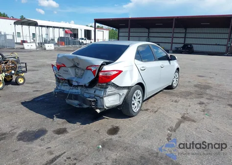 2017 Toyota Corolla Le z USA, uszkodzony, nr VIN 2T1BURHE7HC770358